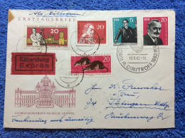 DDR - 1962 Eil-brief Aus Zittau Nach Tübingen. SST "Georgei M. Dimitrov" (2DMK006) - Storia Postale