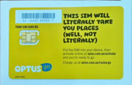 Optus Gsm  Original Chip Sim Card - Collections