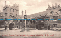 R138415 Oxford. Corpus Christi College Quadrangle. Founded A. D. 1516. Friths Se - Monde