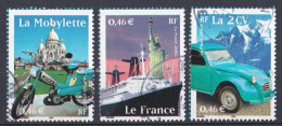 France  2000 - 2009  Y&T  N °  3472   3473  Et  3474  Oblitérés - Usati