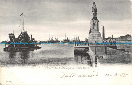 R138419 Statue De Lessepe A Port Said. 72340 - Monde