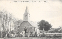 76 - SAINT GILLES DE CRETOT - L'église - Animée - Sonstige & Ohne Zuordnung