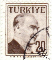 1957 - 1958 - TURQUIA - ATATURK - YVERT 1397 - Gebraucht