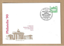 Los Vom 26.05  Ganzsache-Sammlerumschlag Aus Berlin 1990 - Lettres & Documents