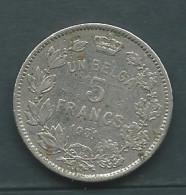 Pièce ALBERT I * 5 Francs Belga 1931  -- PIEB 25303 - 5 Francs & 1 Belga