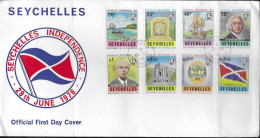 Postzegels > Afrika > Seychellen (1976-...) FDC Met No. 348-355 (18076) - Seychelles (1976-...)