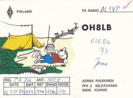 AK 213522 QSL - Finland - Kuhmo - Radio Amatoriale