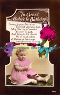 R138470 To Greet Babys 1st. Birthday. Today Is Your Birthday. 1939 - Monde