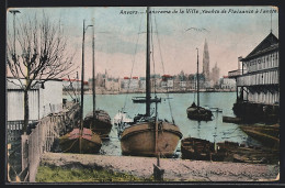 AK Anvers, Panorama De La Ville, Yachts De Plaisance à L`ancre  - Autres & Non Classés