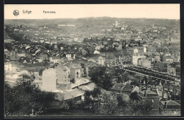 AK Liége, Panorama Mit Bahnhof  - Other & Unclassified