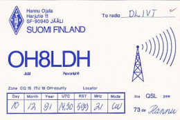 AK 213524 QSL - Finland - Jääli - Amateurfunk