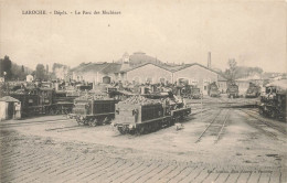 LAROCHE (Yonne) - Dépôt, Le Parc Des Machines. - Bahnhöfe Mit Zügen