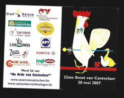 Deinze Stad De Orde Van Canteclaer Stoet Kalender 2007 Calendrier Htje - Formato Piccolo : 2001-...