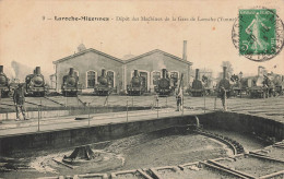 LAROCHE-MIGENNES (Yonne) - Dépôt Des Machines De La Gare De Laroche. - Bahnhöfe Mit Zügen