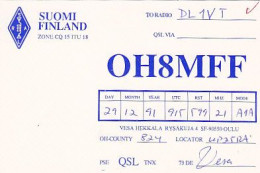 AK 213529 QSL - Finland - Oulu - Radio Amateur