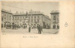 51 - Reims - Place Royale - Animée - Précurseur - CPA - Voir Scans Recto-Verso - Reims