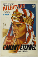 Cinema - L'amant éternel - Rudolph Valentino - Vilma Banky - Illustration Vintage - Affiche De Film - CPM - Carte Neuve  - Posters On Cards