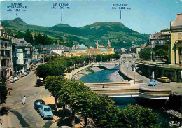 Automobiles - La Bourboule - Vue Sur La Dordogne - Flamme Postale - CPM - Voir Scans Recto-Verso - Voitures De Tourisme