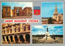 79 - Saint Maixent L'Ecole - Multivues - Blasons - CPM - Voir Scans Recto-Verso - Saint Maixent L'Ecole