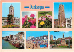 59 - Dunkerque - Multivues - Bateaux - Automobiles - Plages - Fleurs - Carte Neuve - CPM - Voir Scans Recto-Verso - Dunkerque