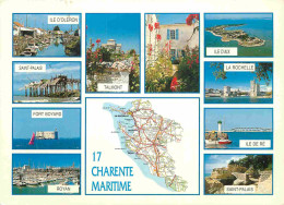 17 - Charente Maritime - Multivues - Carte Géographique - CPM - Voir Scans Recto-Verso - Sonstige & Ohne Zuordnung