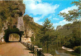 48 - Les Gorges Du Tarn - Tunnel Creusé Dans Le Rocher Surplombant Le Tarn - CPM - Voir Scans Recto-Verso - Gorges Du Tarn