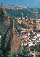 43 - Le Puy En Velay - Rocher D'Aiguilhe - Cathédrale - Rocher Corneille - Statue De Notre-Dame De France - CPM - Voir S - Le Puy En Velay