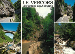 38 - Isère - Le Vercors - Les Gorges De La Bourne - Multivues - Carte Neuve - CPM - Voir Scans Recto-Verso - Vercors