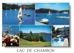 36 - Eguzon - Le Lac De Chambon - Multivues - Voile - Flamme Postale De Eguzon - CPM - Voir Scans Recto-Verso - Autres & Non Classés