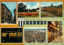 35 - Rennes - Multivues - Blasons - CPM - Voir Scans Recto-Verso - Rennes