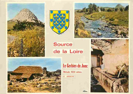 07 - Le Mont Gerbier De Joncs - Multivues - Source De La Loire - Blasons - CPM - Voir Scans Recto-Verso - Sonstige & Ohne Zuordnung