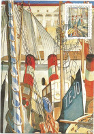 31008 - Carte Maximum - Portugal - Almada Negreiros Painel Gare Maritima Alcantara - Pintor - Painter - Peintre  - Cartes-maximum (CM)