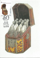 31000 - Carte Maximum - Portugal - 50 Anos Fundação Ricardo Espirito Santo Silva - Caixa Faqueiro 1720 Menagere Cutlery - Maximumkaarten