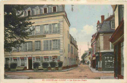 58 - Cosne Cours Sur Loire - Rue Des Ponts - Colorisée - CPA - Voyagée En 1936 - Voir Scans Recto-Verso - Cosne Cours Sur Loire