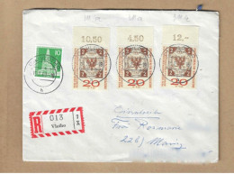 Los Vom 26.05  Einschreiben- Briefumschlag Aus Vlotho 1960 - Storia Postale