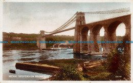 R139544 Menai Suspension Bridge. Valentines. RP - Mundo