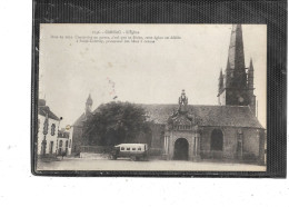 56- -CARNAC- Une Vue De" L'AUTOCAR " Devant L'EGLISE SAINT-CORNELY - Carnac