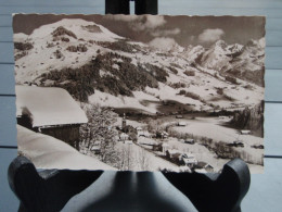 Belle Cpsm Le Grand-Bornand - La Chaîne Des Aravis Et Le Lachat - Sonstige & Ohne Zuordnung