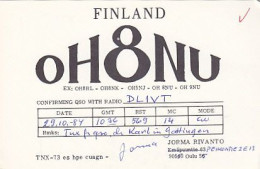 AK 213534 QSL - Finland - Oulu - Radio Amatoriale