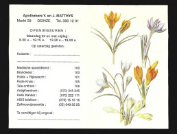 Deinze Markt Apotheek Matthys Kalender 1999 Calendrier Htje - Klein Formaat: 1991-00