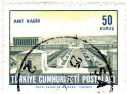 1963 - TURQUIA - MAUSOLEO DE ATATURK - YVERT 1643 - Used Stamps