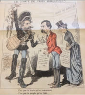1886 Journal Satirique LE GRELOT Par PEPIN - LE COMTE DE PARIS BRACONNIER - COUR DE ROUEN - BRACONNAGE - GARDE CHASSE - Ohne Zuordnung