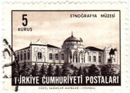 1963 - TURQUIA - MUSEO DE ETNOGRAFIA - YVERT 1640 - Gebruikt