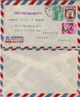 PERU 1947 AIRMAIL LETTER SENT TO SEINE - Perù