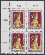 1977 , Mi 1562 ** (1) - 4er Block Postfrisch - Weihnachten 1977 - Nuovi