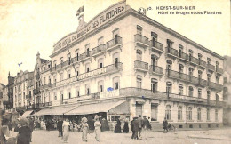 Heyst - Hôtel De Bruges Et Des Flandres (animation Timbre Roi Casqué 1920) - Heist