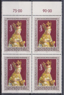 1977 , Mi 1562 ** (4) - 4er Block Postfrisch - Weihnachten 1977 - Nuevos