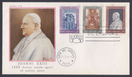 Vatican City 1961 Private FDC Pope John XXIII, Christian, Christianity, Catholic Church, First Day Cover - Cartas & Documentos