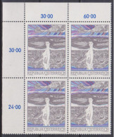 1977 , Mi 1564 ** (1) - 4er Block Postfrisch - Moderne Kunst In Österreich - Das Donaumädchen Von W. Hutter - Unused Stamps