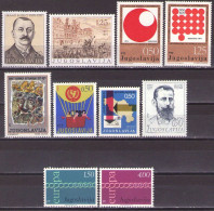 Yugoslavia 1971 - LOT - MNH**VF - Ungebraucht